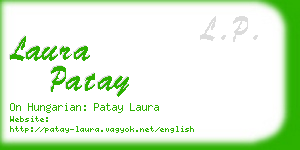 laura patay business card